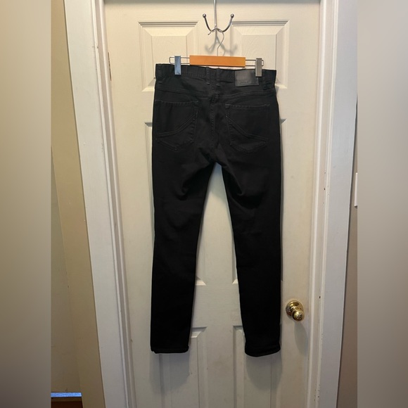 Empyre recoil super skinny black denim jeans mens 32 x 32 - Picture 2 of 5